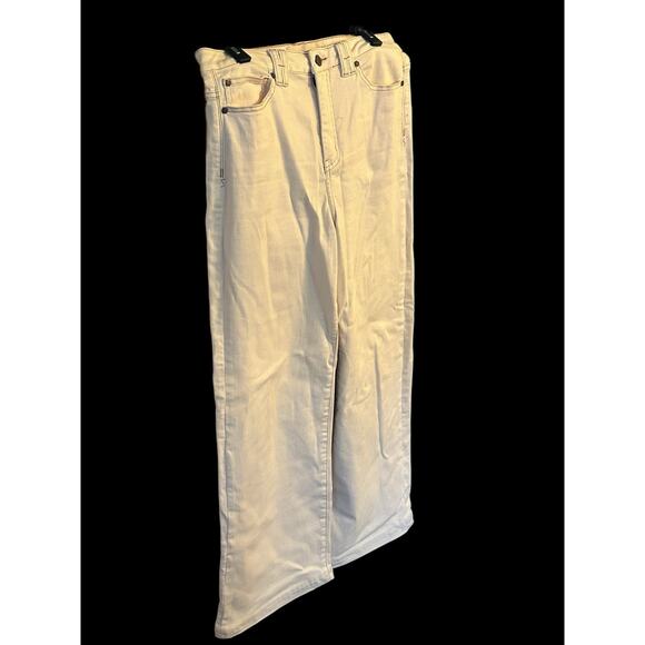 Soft Surroundings Jeans Womens 8 Ivory/Cream (see Pics) Denim Straight Leg‎ - Picture 2 of 8